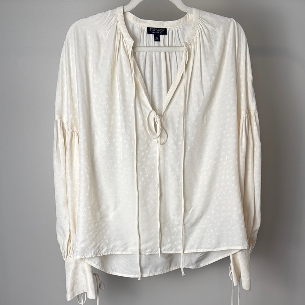 TOPSHOP Cream Blouse (4)